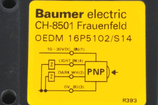 Лазерный датчик BAUMER OEDM 16P5102/S14, приемник OEDM16P5102/S14