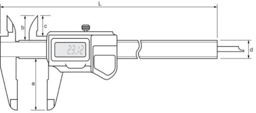 150mm SUWMIARKA ELEKTRONICZNA CYFROWA STALOWA