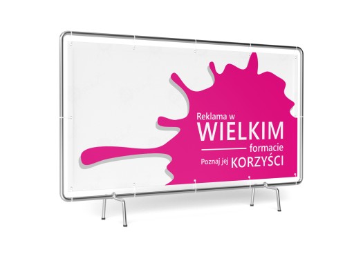 BANER REKLAMOWY 1m2 BANERY REKLAMOWE + PROJEKT