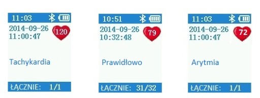 Monitor EKG, puls, tętno, zaburzenia rytmu serca + przewodnik EKG