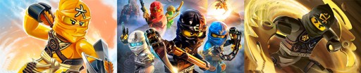 Наклейка на стену LEGO NINJAGO 3D XXL