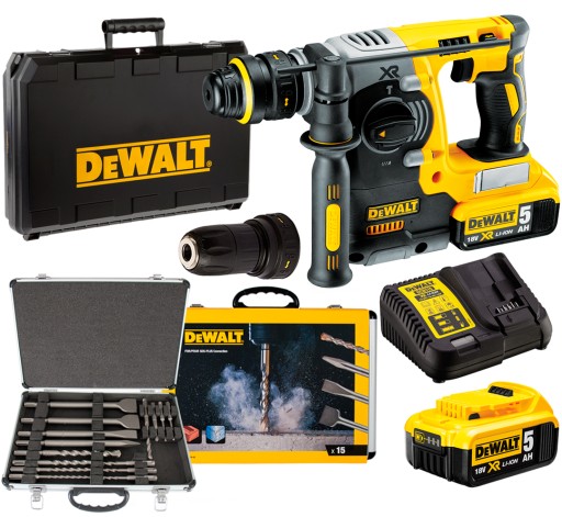 Ударная дрель DeWalt DCH274P2 18В SDS+ 15 деталей