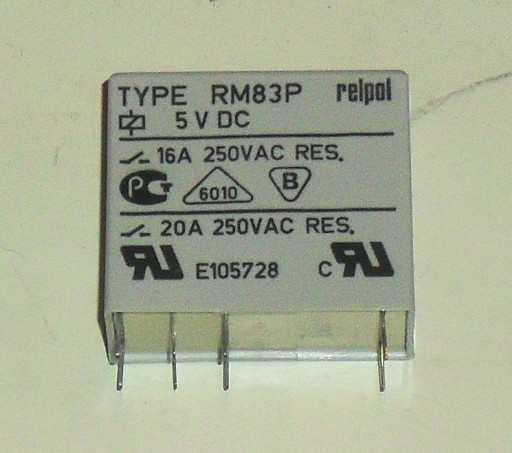 RM83P-1011-25-1005 реле 5В постоянного тока 16А 250В RELPOL