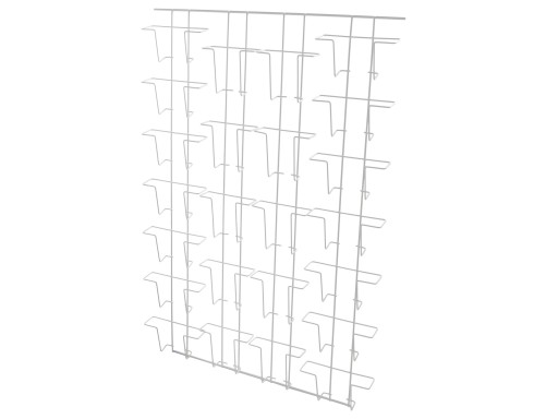 STOJAK WIESZANY KARTKI WIDOKÓWKI ULOTKI 24 MIEJSCA