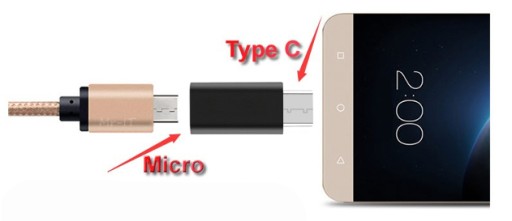 Адаптер Micro USB — USB 3.1 типа C