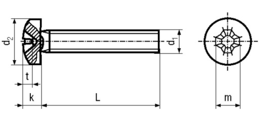 цилиндрический винт Phillips; М2х10; РН1; Боссард 20 шт.