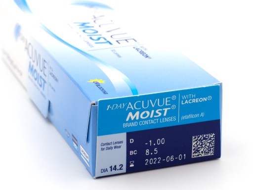 1-DAY ACUVUE MOIST 90шт -2,25 8,5