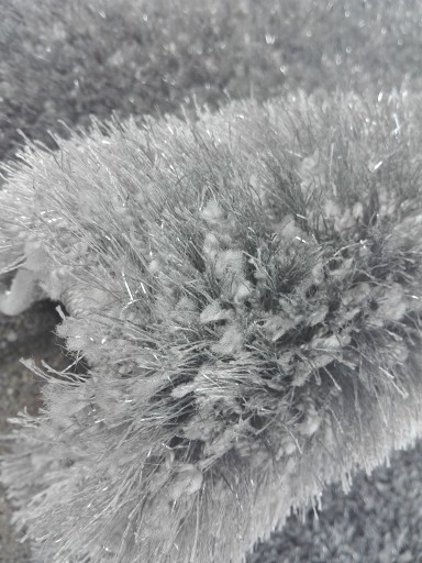 Ковер NEW SHAGGY 80x150 GLITTER SILVER NITH HIT!