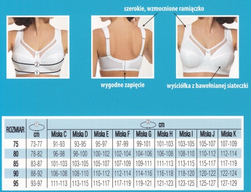 Biustonosz miękki Viki 582 Maja beżowy 80D