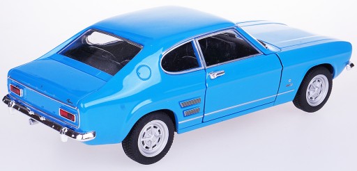 FORD CAPRI 1969 ГОДА МОДЕЛЬ METAL WELLY 1:24 СИНИЙ