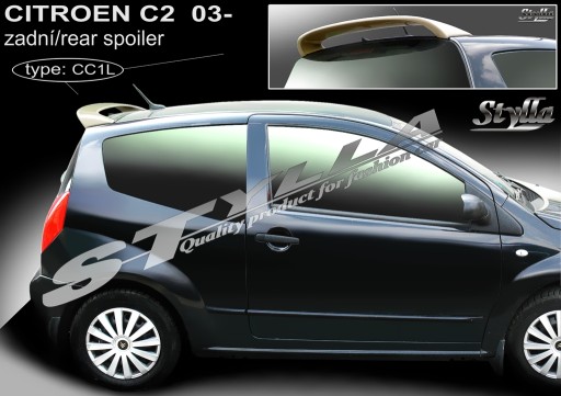 spoiler spojler do Citroen C2 hb 09/2003--