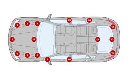 СПРЕЙ 150 МЛ КРАСКА ДЛЯ FORD 38 AVALON 8CKE