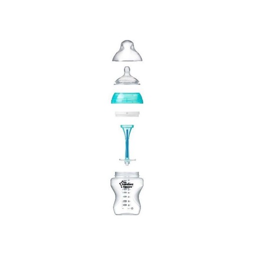 TOMMEE TIPPEE 2x АНТИКОЛИКОВАЯ БУТЫЛКА 260мл 0+ акция