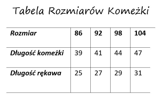 Комежка, Сюрприз для Тела Христова, K2, Размер. с 86 до 104