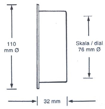 G03 HANSEATIC INSTRUMENTS FI МС БАРОМЕТР 110 ММ