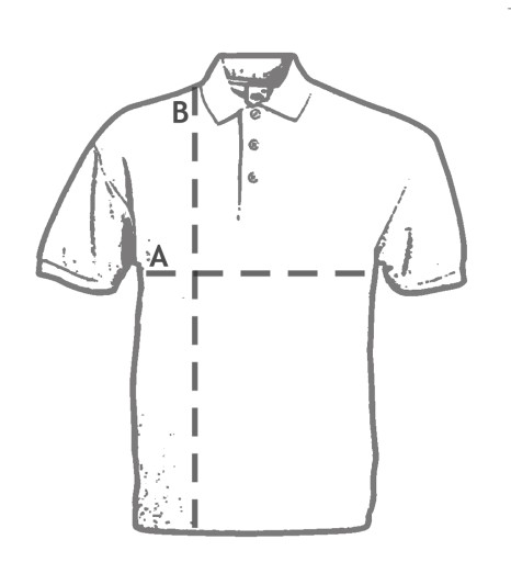 KOSZULKA Polo ORIGINAL Fruit of The Loom gra. XL