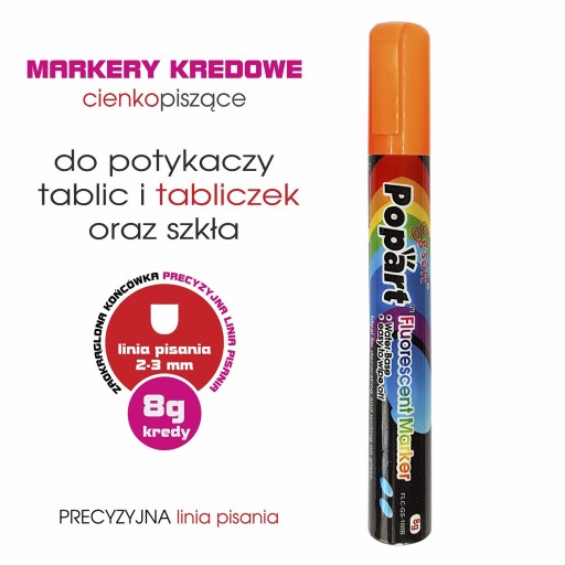 мелкая наклейка ORANGE CHALK MARKER