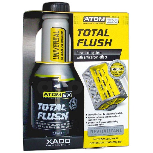 XADO Total Flush промывка двигателя REWitalizant, очистка колец