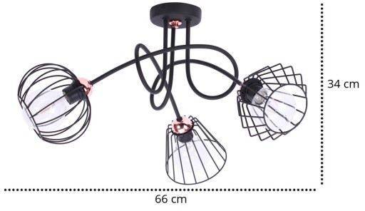 ПОТОЛОЧНЫЙ ПОДВЕСНОЙ СВЕТИЛЬНИК LOFT, МЕТАЛЛИЧЕСКИЙ СВЕС, E27 LED