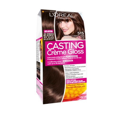 Краска L’Oreal Casting Creme Gloss 515 шоколадная.