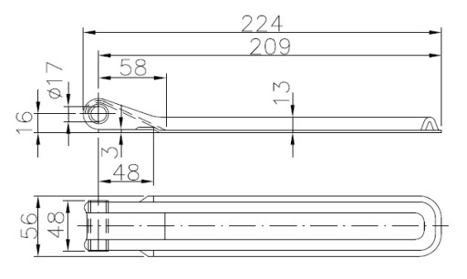 Боковые петли прицепа Боковые петли прицепа220