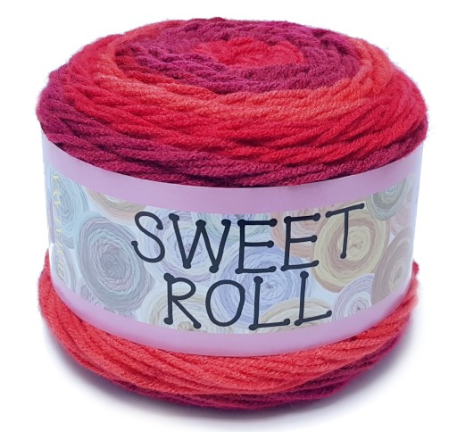 SWEET ROLL YARN акрил 140г RED 1047-09