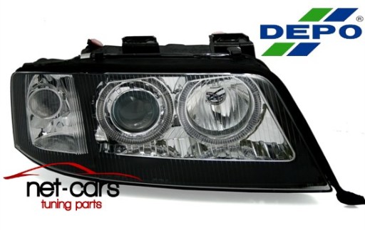 LAMPY REFLEKTORY AUDI A6 C5 01-04 XENON ANGEL EYES