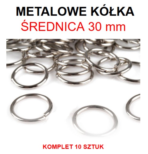 KÓŁKA METALOWE 3 cm