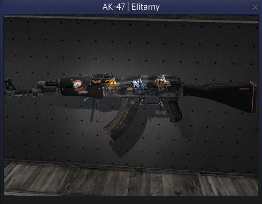 AK-47 ELITE ELITE 4x НАКЛЕЙКА НАКЛЕЙКА CS GO скин CS2