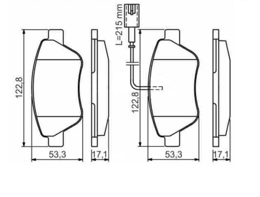 MIKODA 0342 GT ДИСКИ, КОЛОДКИ FIAT IDEA QUBO Пд