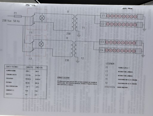 CND/2A CANDIANI Блок питания 2х7,5кВ антистатический