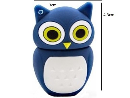 Флеш-накопитель 3.0 USB 32 ГБ OWL КОРИЧНЕВЫЙ ЧЕРНЫЙ СИНИЙ