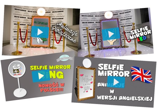 FOTOLUSTRO RETRO FOTOBUDKA SELFIE MIRROR BOHO 4K