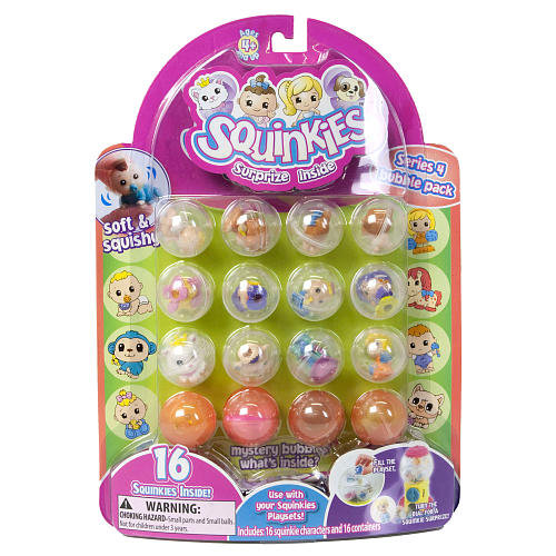 НАБОР ФИГУРОК BANDAI SQUINKIES 16ШТ 7532