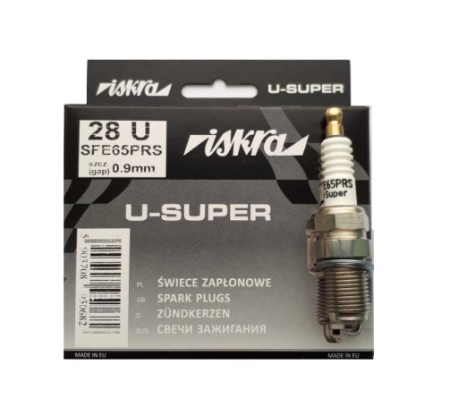 Свечи зажигания ISKRA 28U 206 306 307 C3 Megane Scenic S80