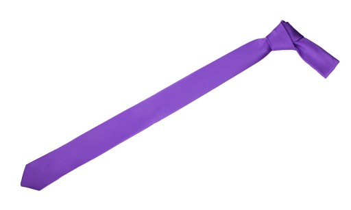 KRAWAT WĄSKI ŚLEDŹ / ŚLEDZIK SLIM JASNY FIOLETOWY