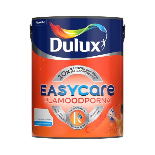 DULUX EASYCARE ЛАТЕКСНАЯ КРАСКА СТОЙКАЯ К ПЯТЯНИЯм Благородная платина 5л