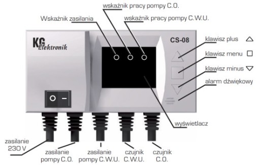 КОНТРОЛЛЕР ДЛЯ 2 НАСОСОВ cs08 - ЗВУКОВАЯ СИГНАЛИЗАЦИЯ НОВИНКА