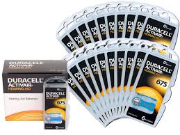 60 батареек DURACELL ДЛЯ СЛУХОВЫХ АППАРАТОВ 675 PR