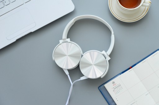 SŁUCHAWKI SKŁADANE NAUSZNE MIKROFON DO TELEFON MP3