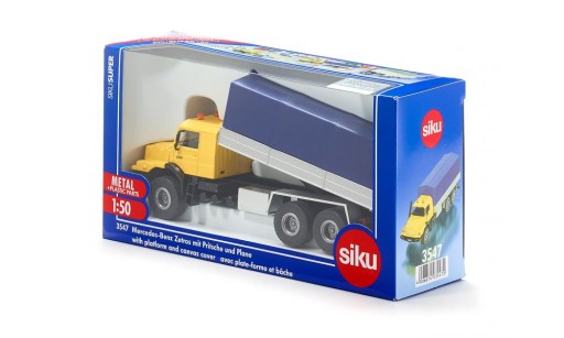 SIKU 3547 MERCEDES ZETROS TILT TRUCK 1:50