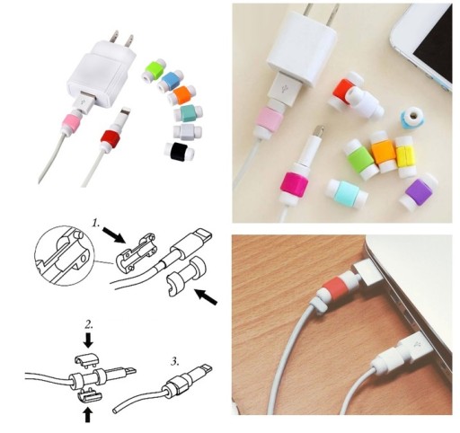 КРЫШКА USB-КАБЕЛЯ Apple iPhone Lightning, КРАСНАЯ