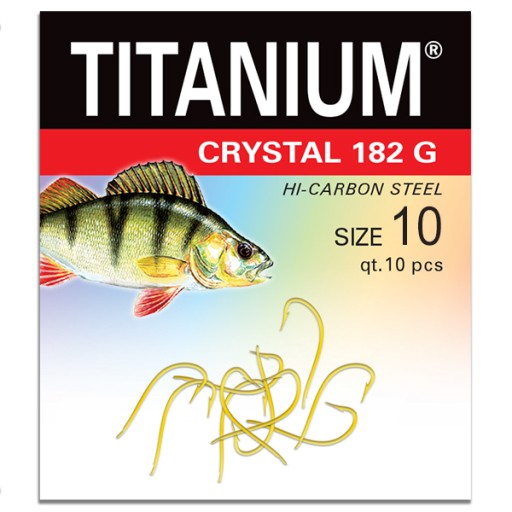 Крючки Titanium Crystal 182 № 10 - Robinson.
