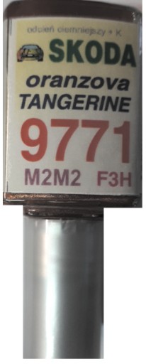 SKODA 9771 F3H M2 ORANGE TANGERINE LAKIER ZAPRAWKA