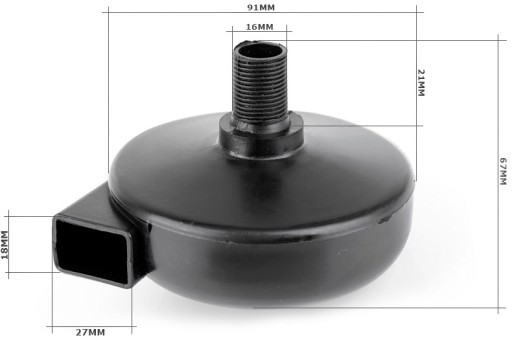 ВОЗДУШНЫЙ ФИЛЬТР ДЛЯ КОМПРЕССОРА РЕЗЬБА КОМПРЕССОРА 16MM