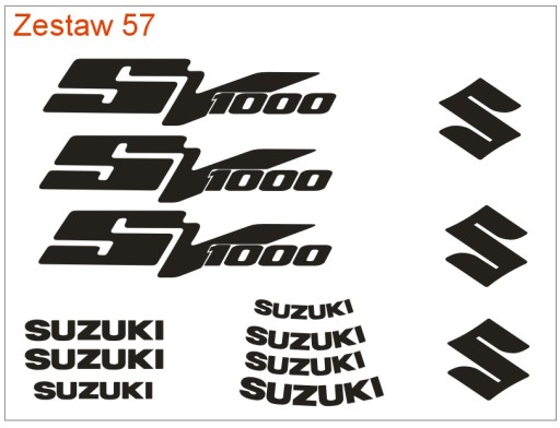 Наклейки Suzuki SV SFV 650 1000 s Gladius 650s