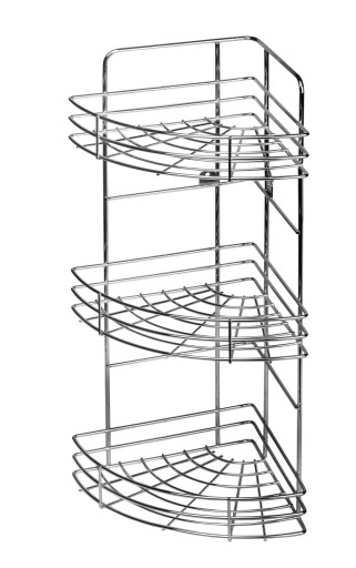 ПОЛКА ДЛЯ ВАННОЙ 3-ТОЧЕЧНАЯ, ХРОМИРОВАННАЯ 20713