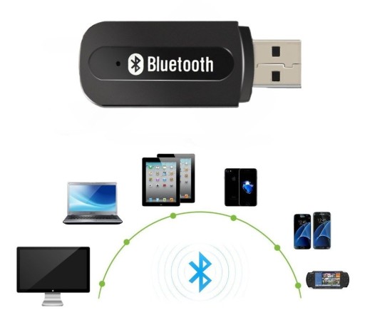 БЕСПРОВОДНОЙ АУДИОРЕСИВЕР BLUETOOTH USB + JACK