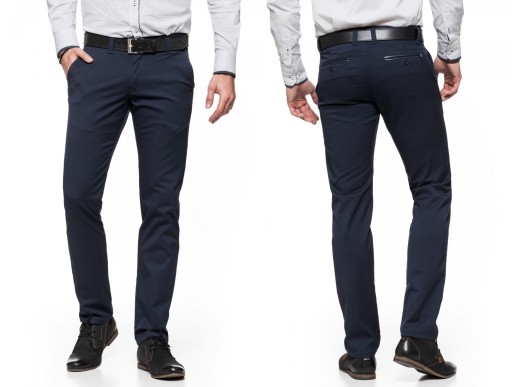 SPODNIE MĘSKIE CHINOSY VANKEL JEANS 026 -106cm/L32