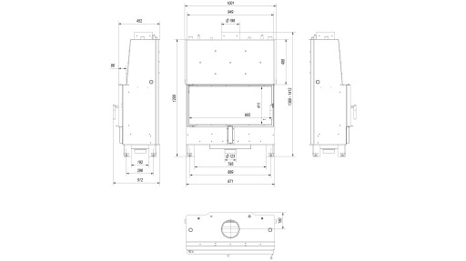 Камин с водяной рубашкой Lucy Chimney Insert мощностью 20 КВт + БЕСПЛАТНО